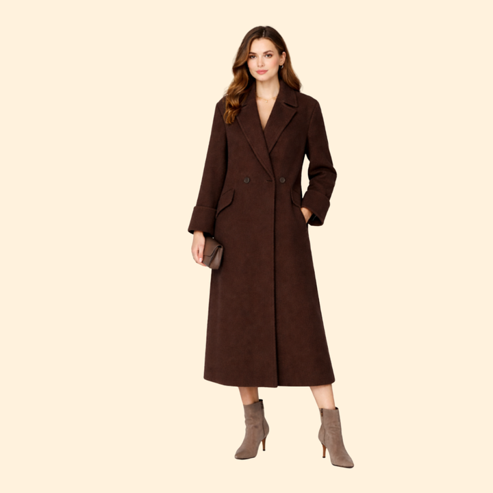 Women’s Tailored Button Long Coat