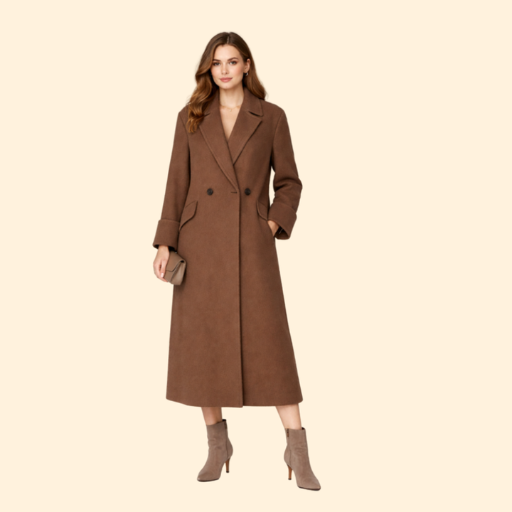 Women’s Tailored Button Long Coat