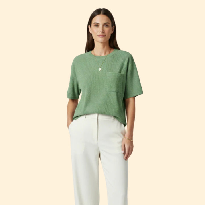 Women's Textured Pocket Tee