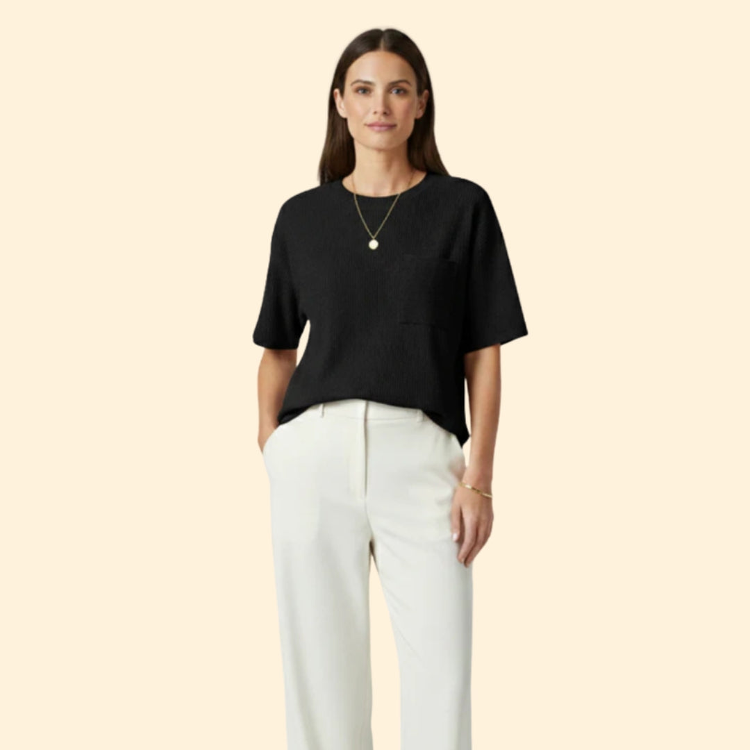 Women's Textured Pocket Tee
