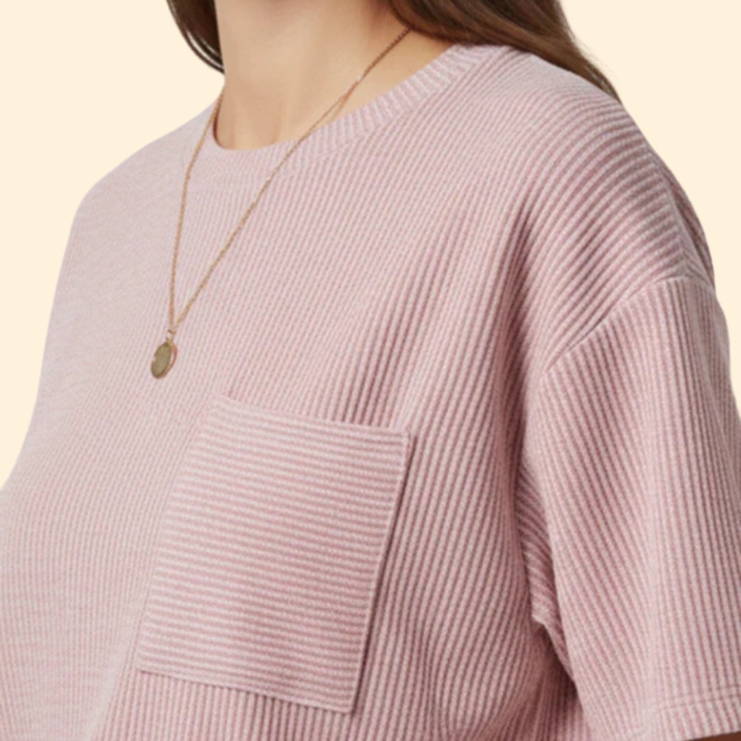 Women's Textured Pocket Tee
