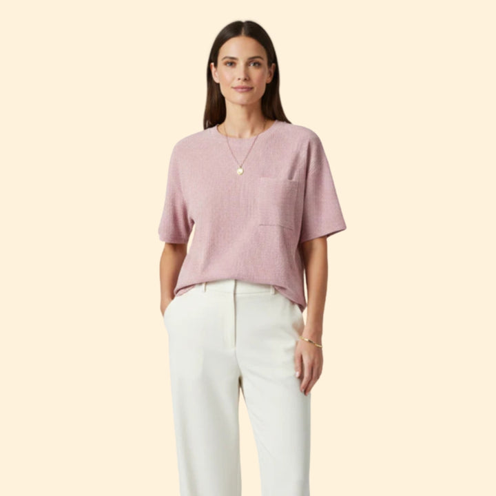 Women's Textured Pocket Tee