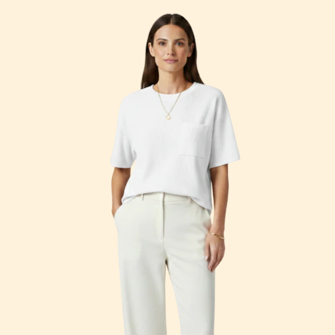Women's Textured Pocket Tee