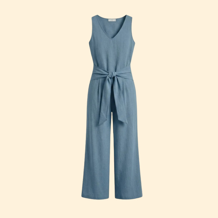 Women's Tied Waist Jumpsuit