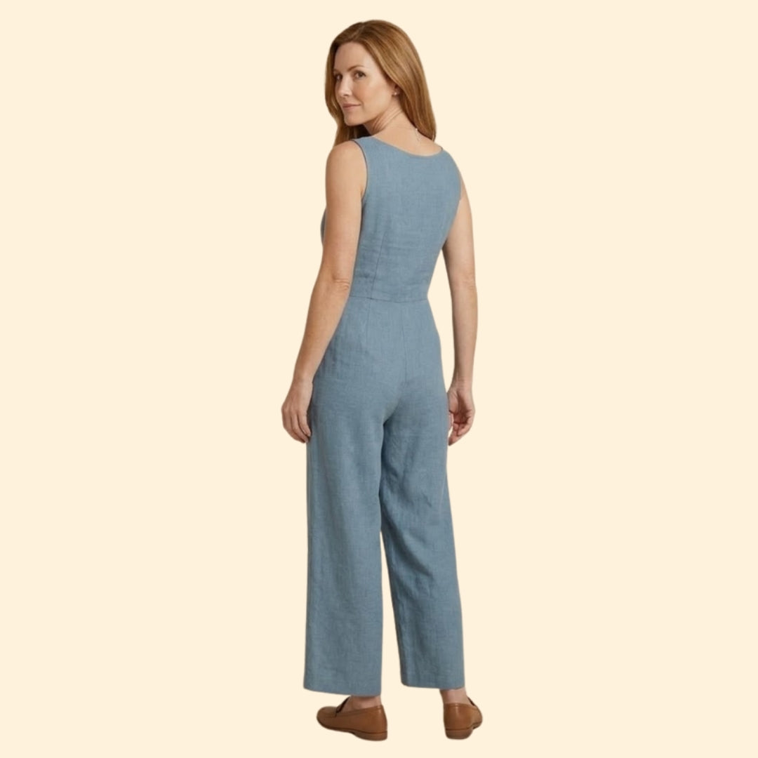 Women's Tied Waist Jumpsuit