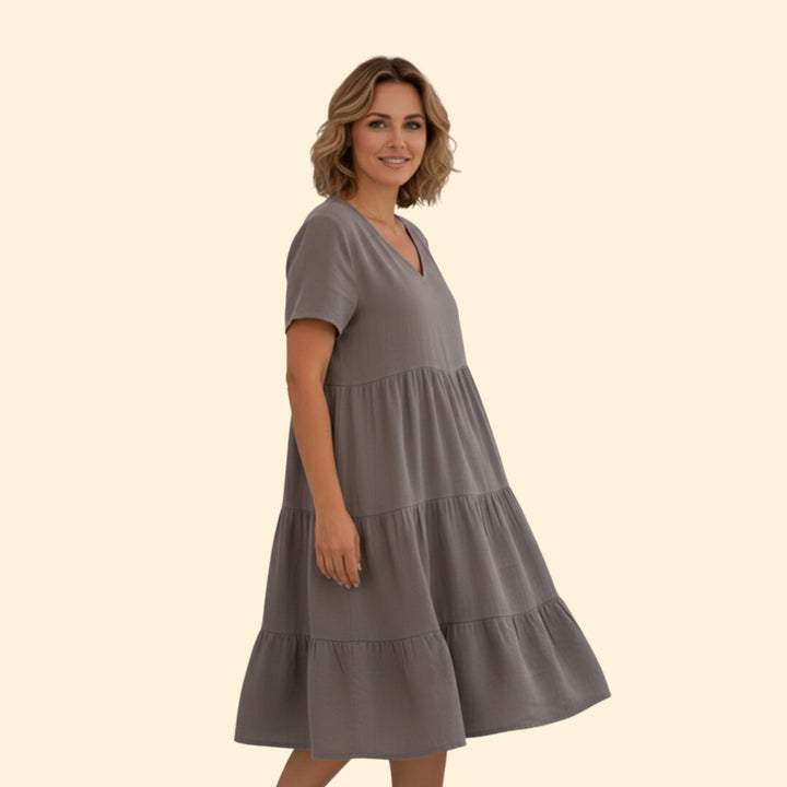 Women's Tiered Midi Dress