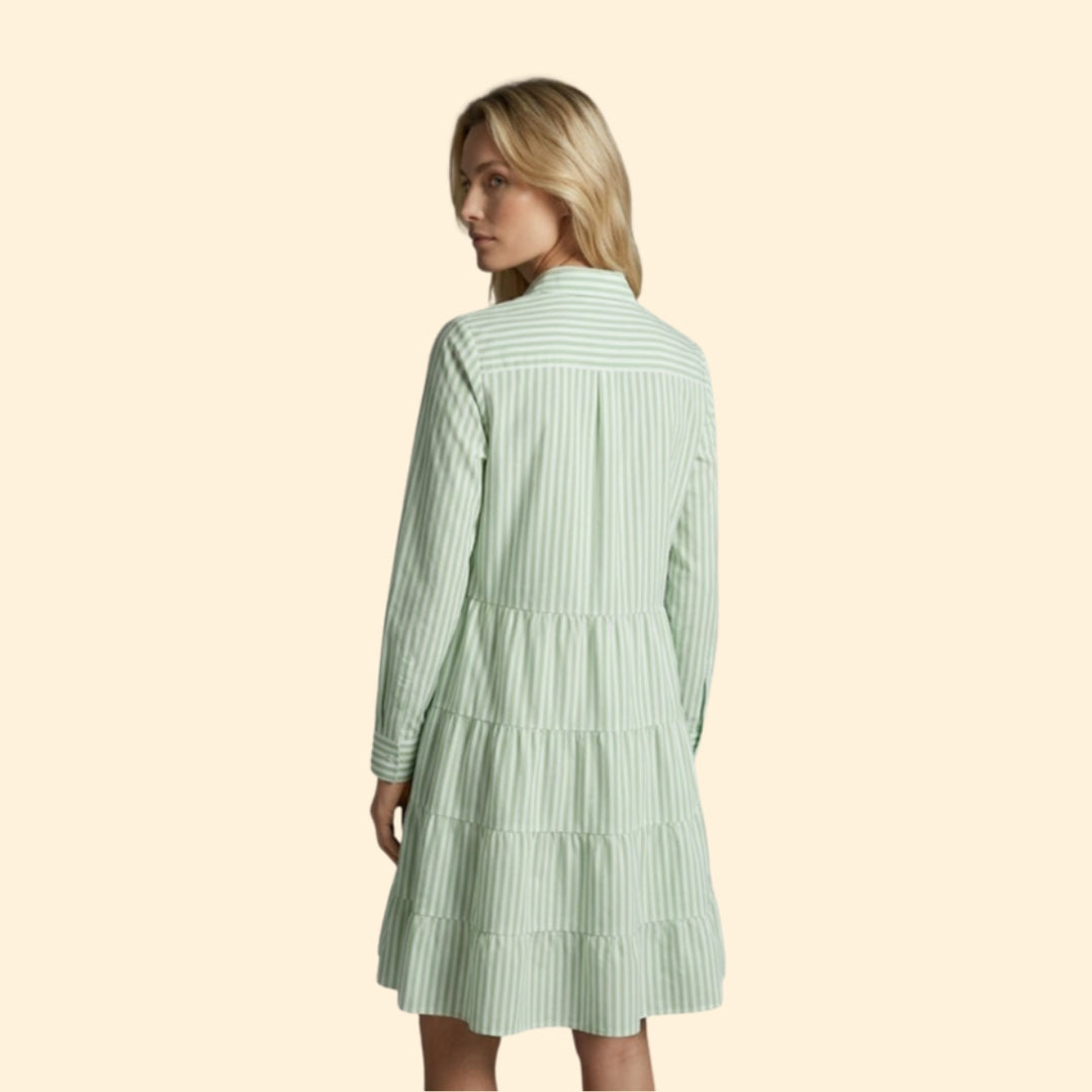 Women’s Tiered Stripe Mini Dress