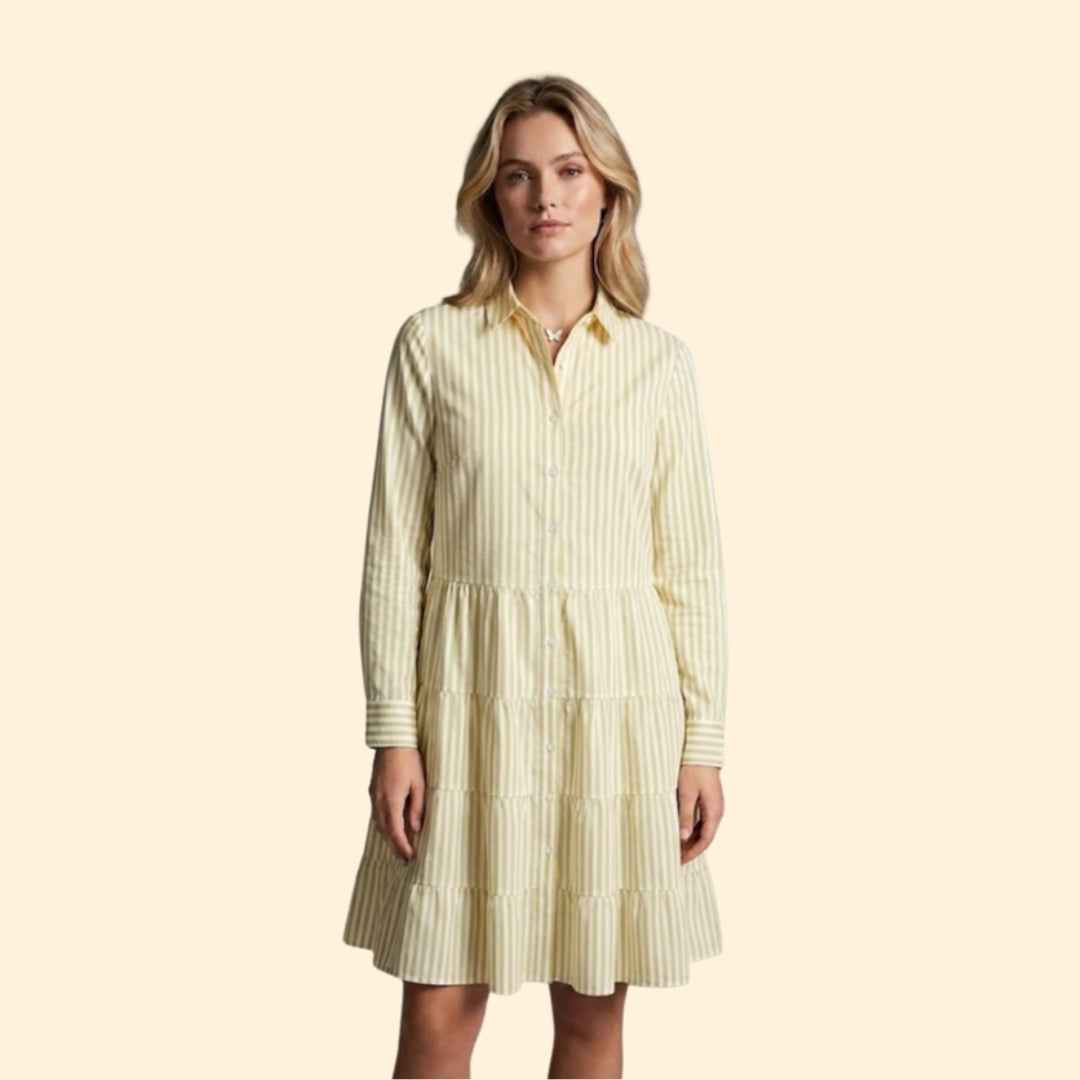 Women’s Tiered Stripe Mini Dress