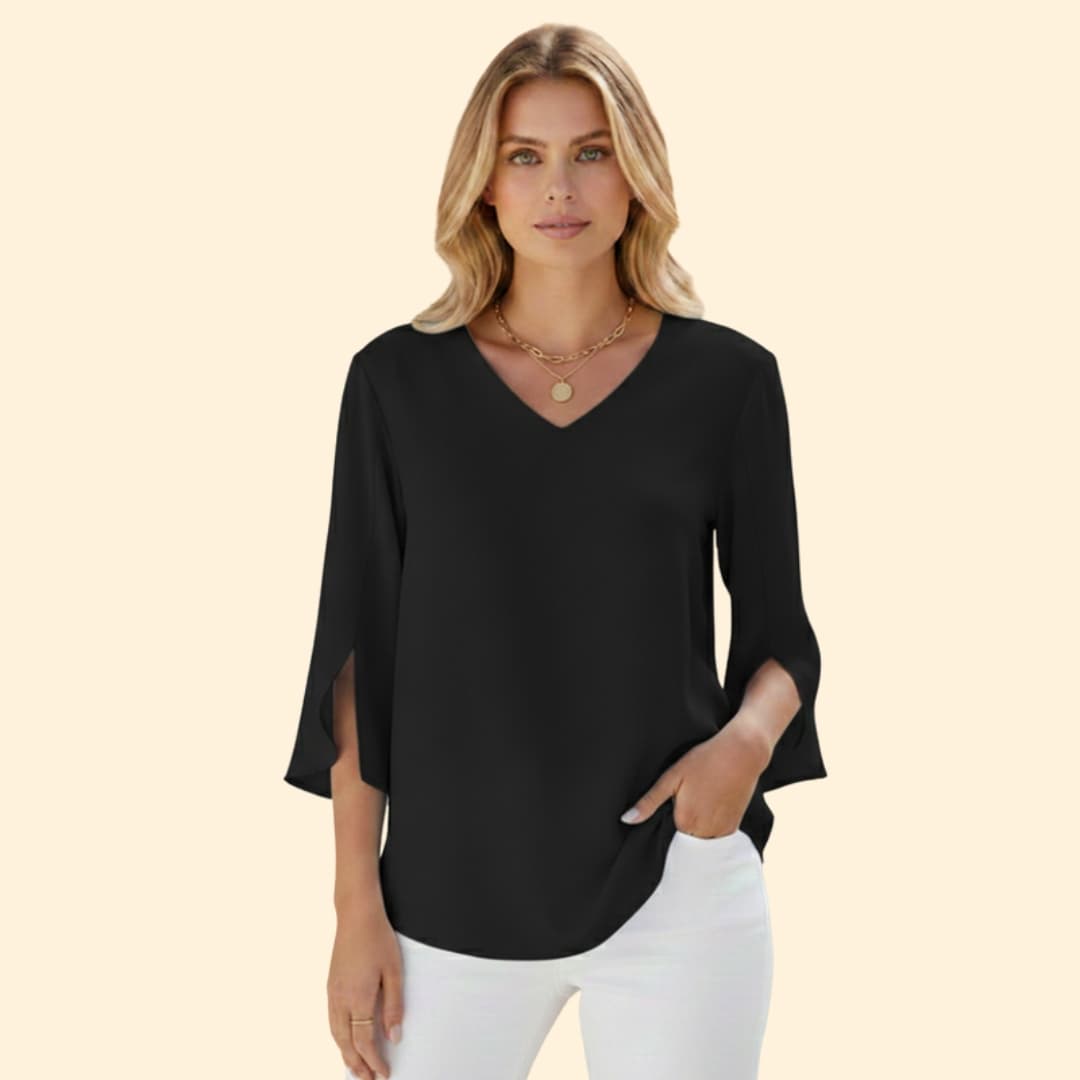 Women's Timeless V-Neck Blouse