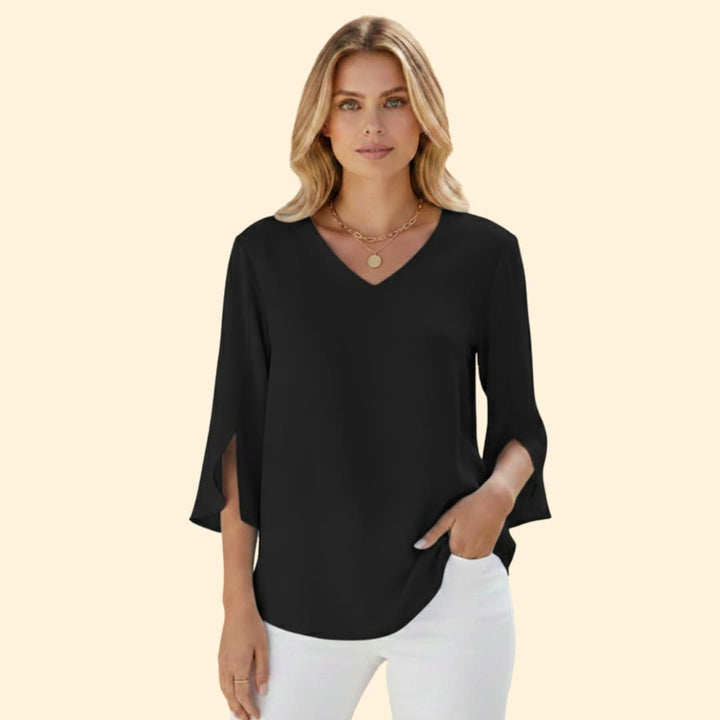 Women's Timeless V-Neck Blouse