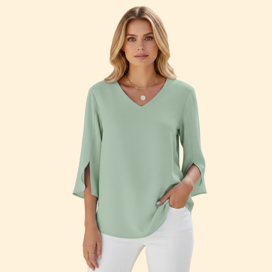 Women's Timeless V-Neck Blouse