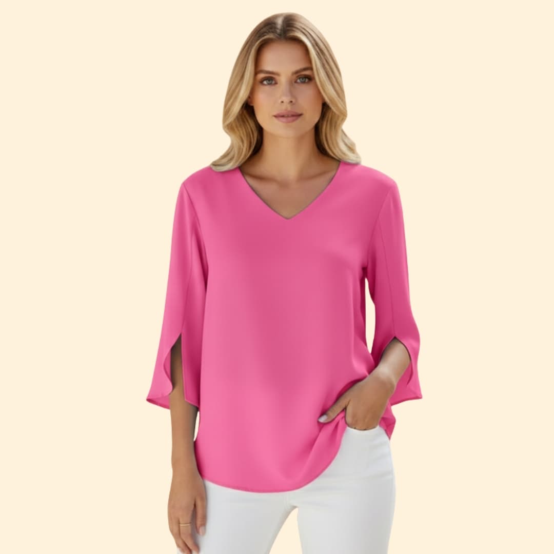 Women's Timeless V-Neck Blouse