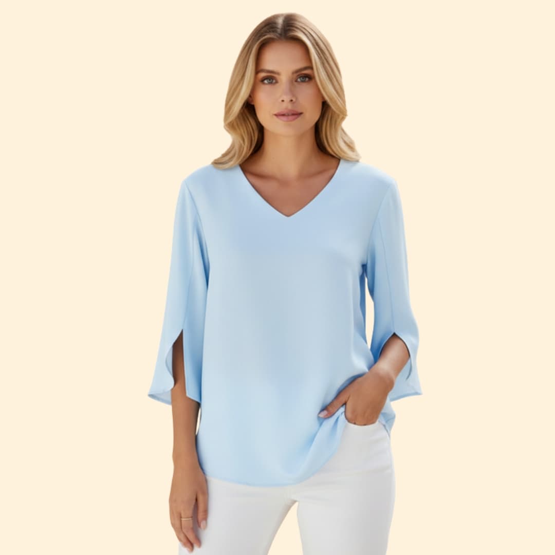 Women's Timeless V-Neck Blouse