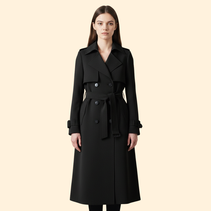 Women’s Trench Coat with Long Silhouette