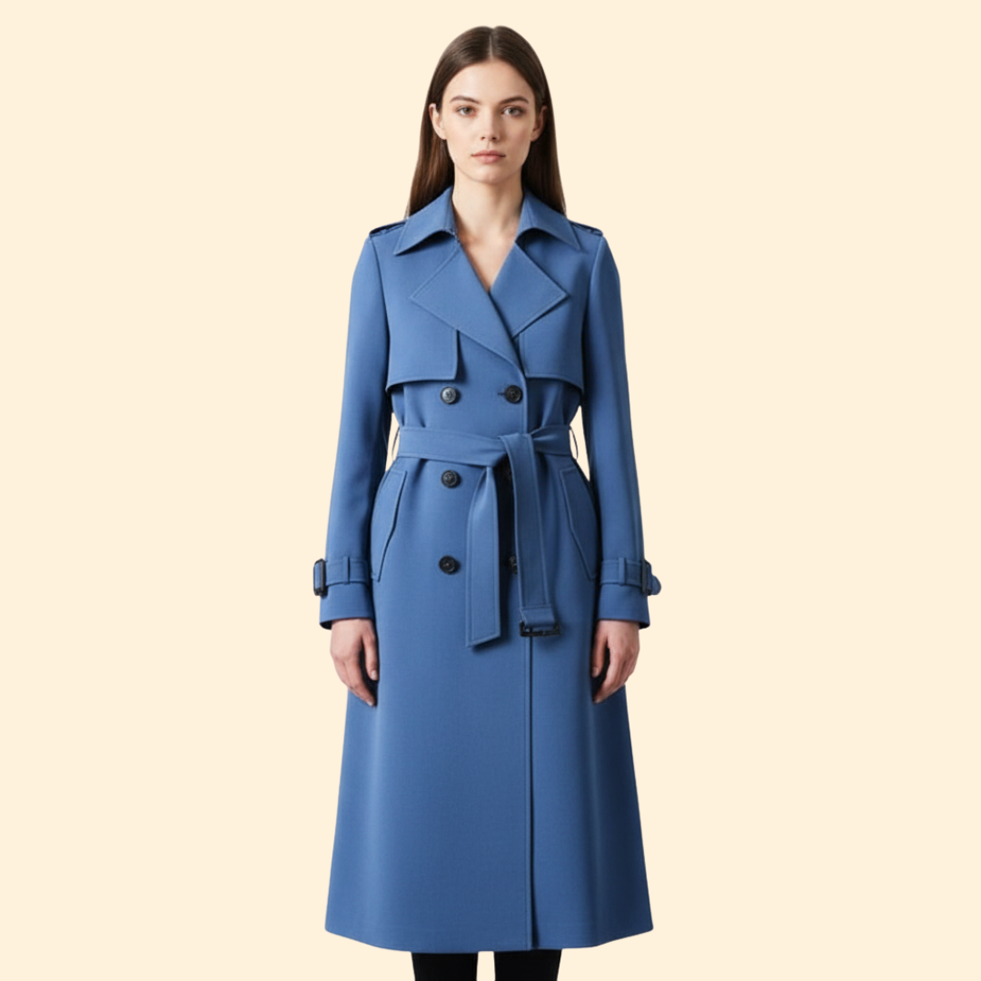 Women’s Trench Coat with Long Silhouette