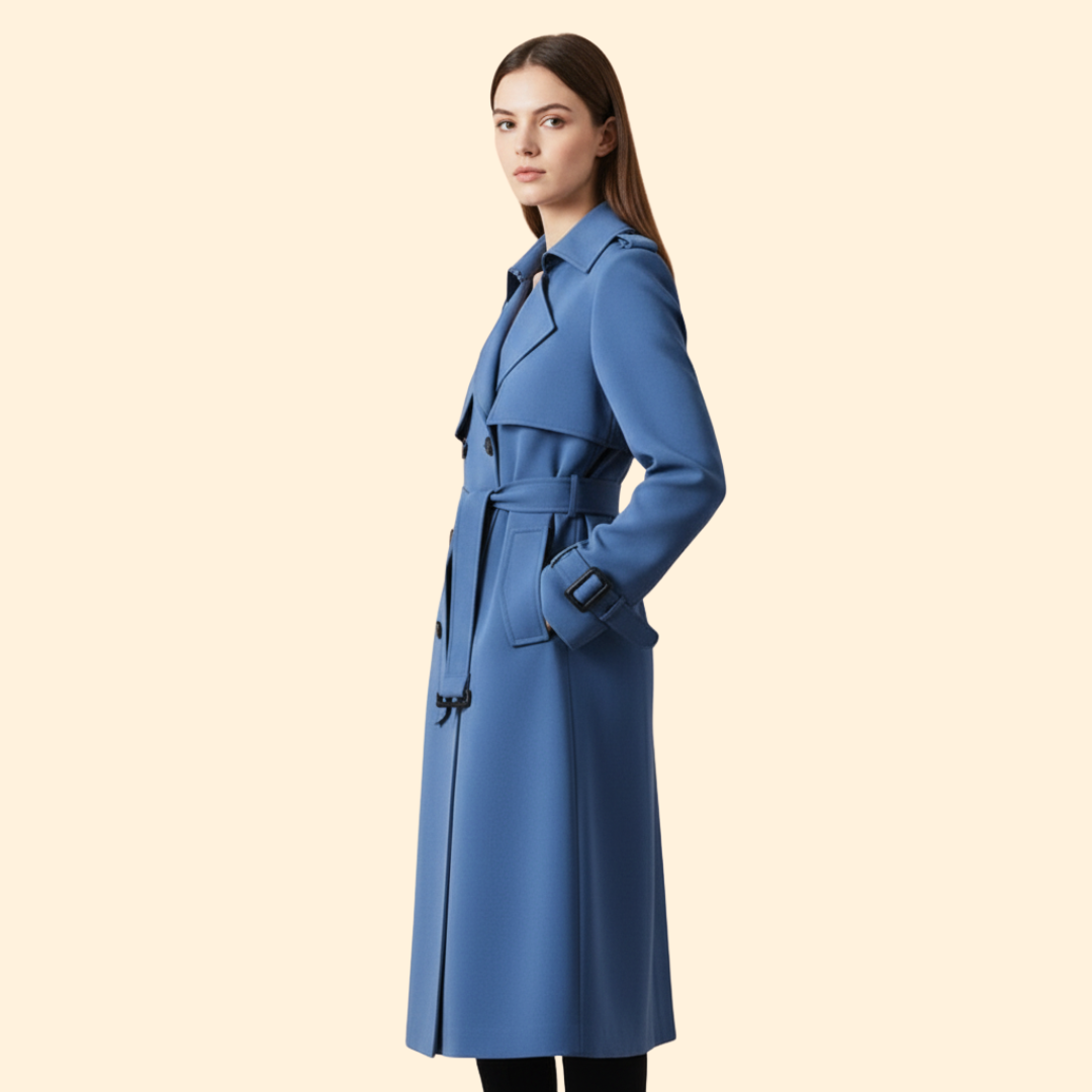 Women’s Trench Coat with Long Silhouette