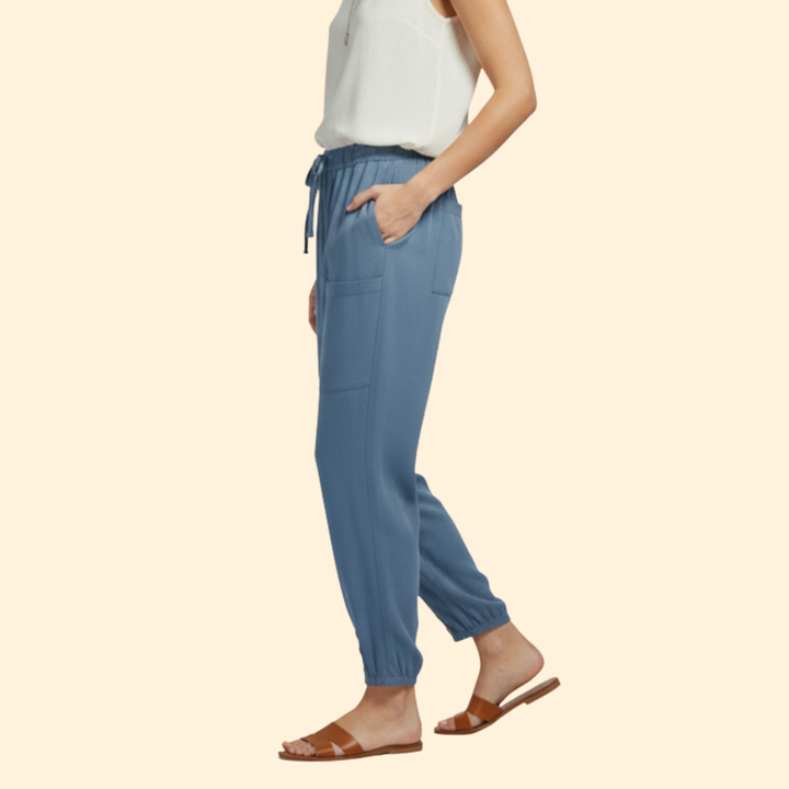 Women's Trendy Button Cuff Trousers
