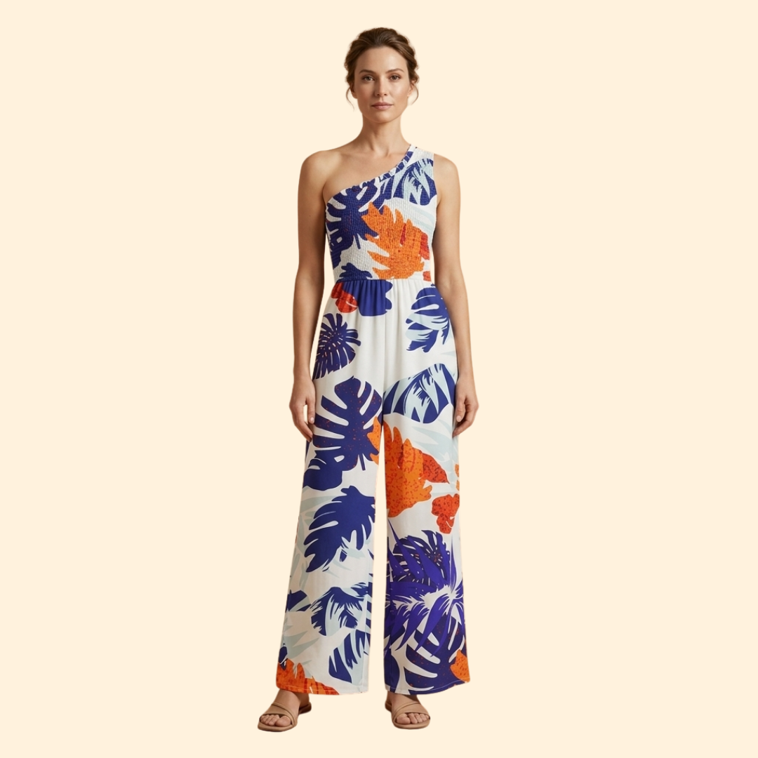 Women's Trendy One-Shoulder Jumpsuit