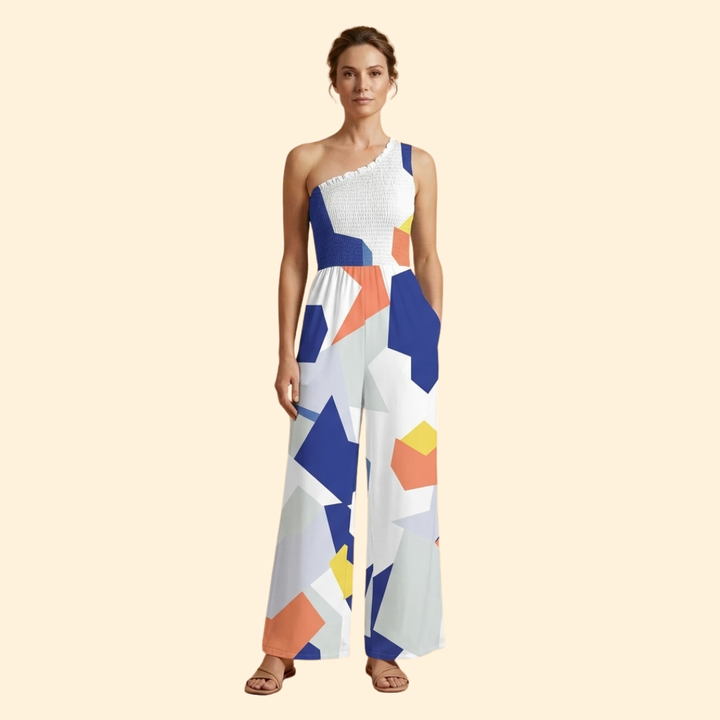 Women's Trendy One-Shoulder Jumpsuit