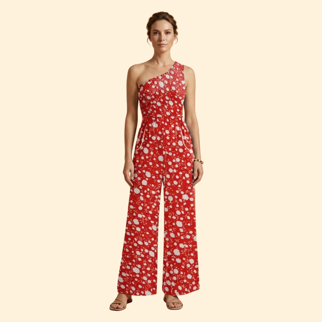 Women's Trendy One-Shoulder Jumpsuit