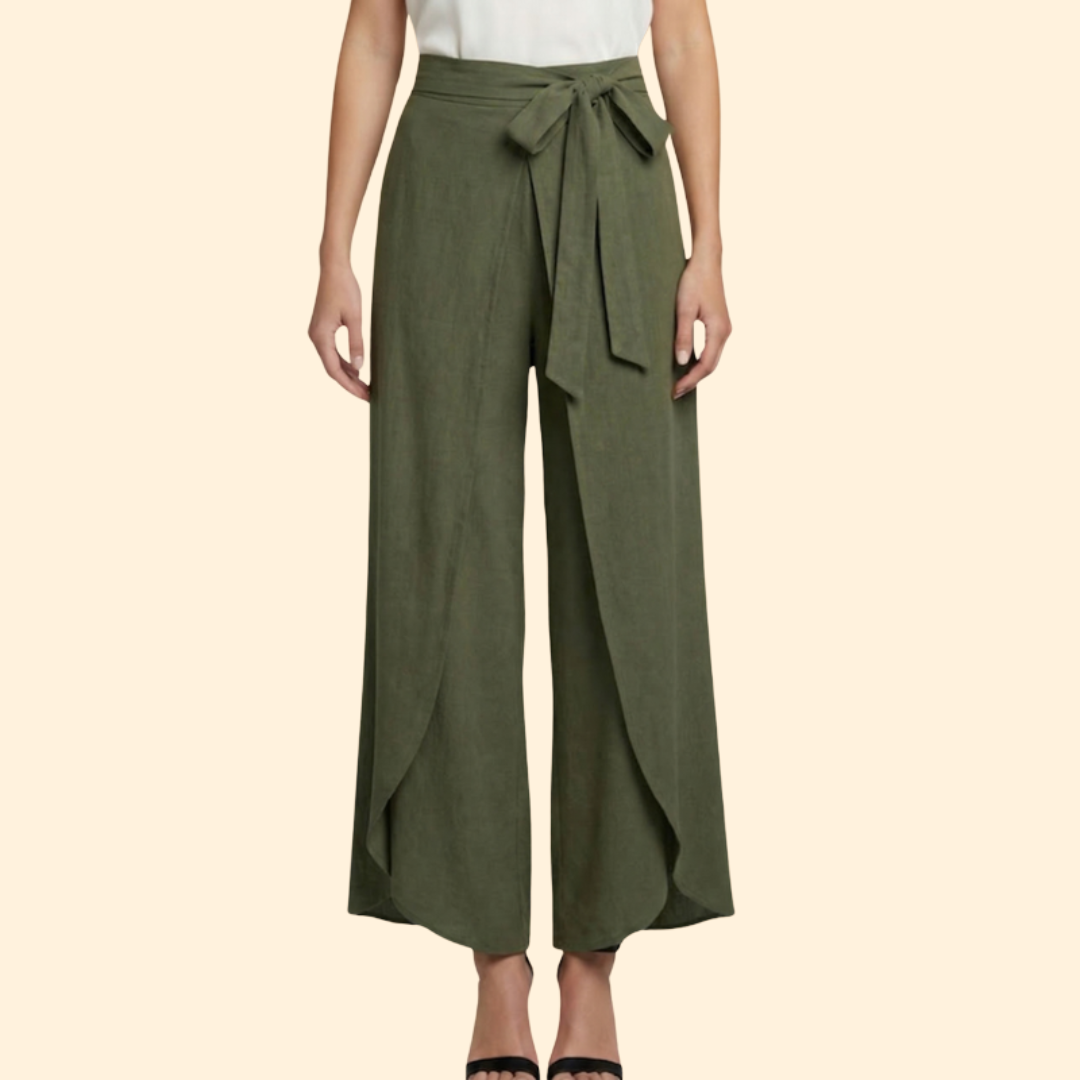 Women's Trendy Tie-Waist Trousers
