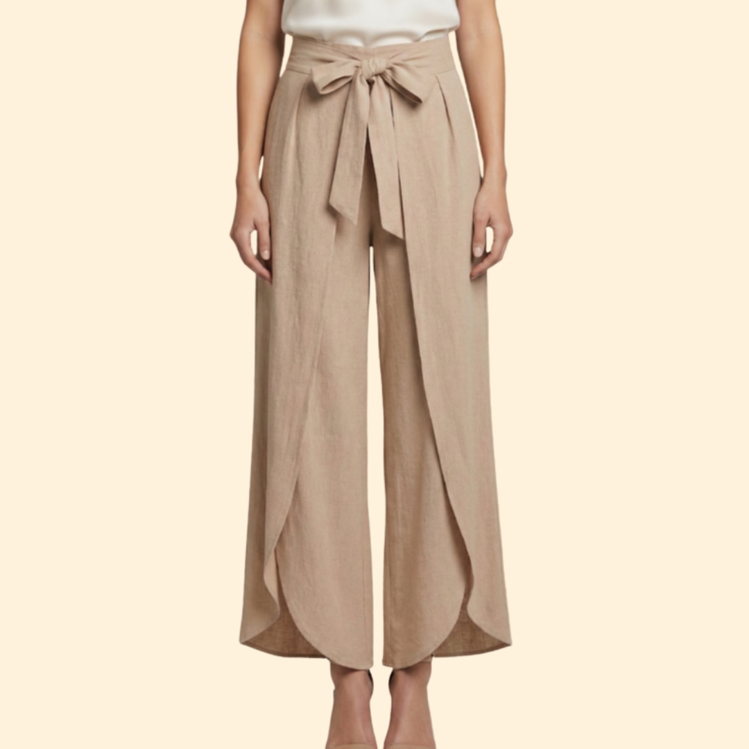 Women's Trendy Tie-Waist Trousers