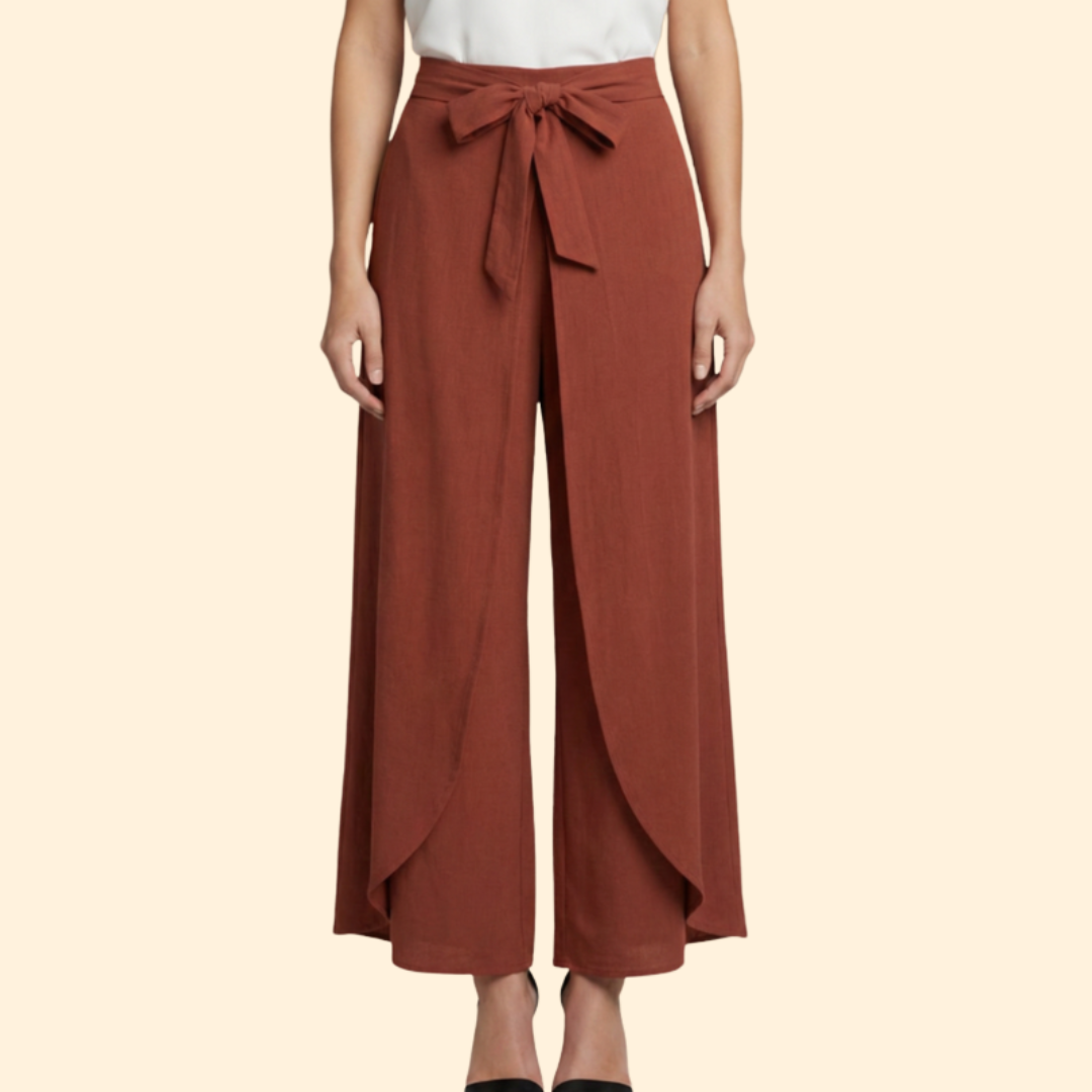 Women's Trendy Tie-Waist Trousers