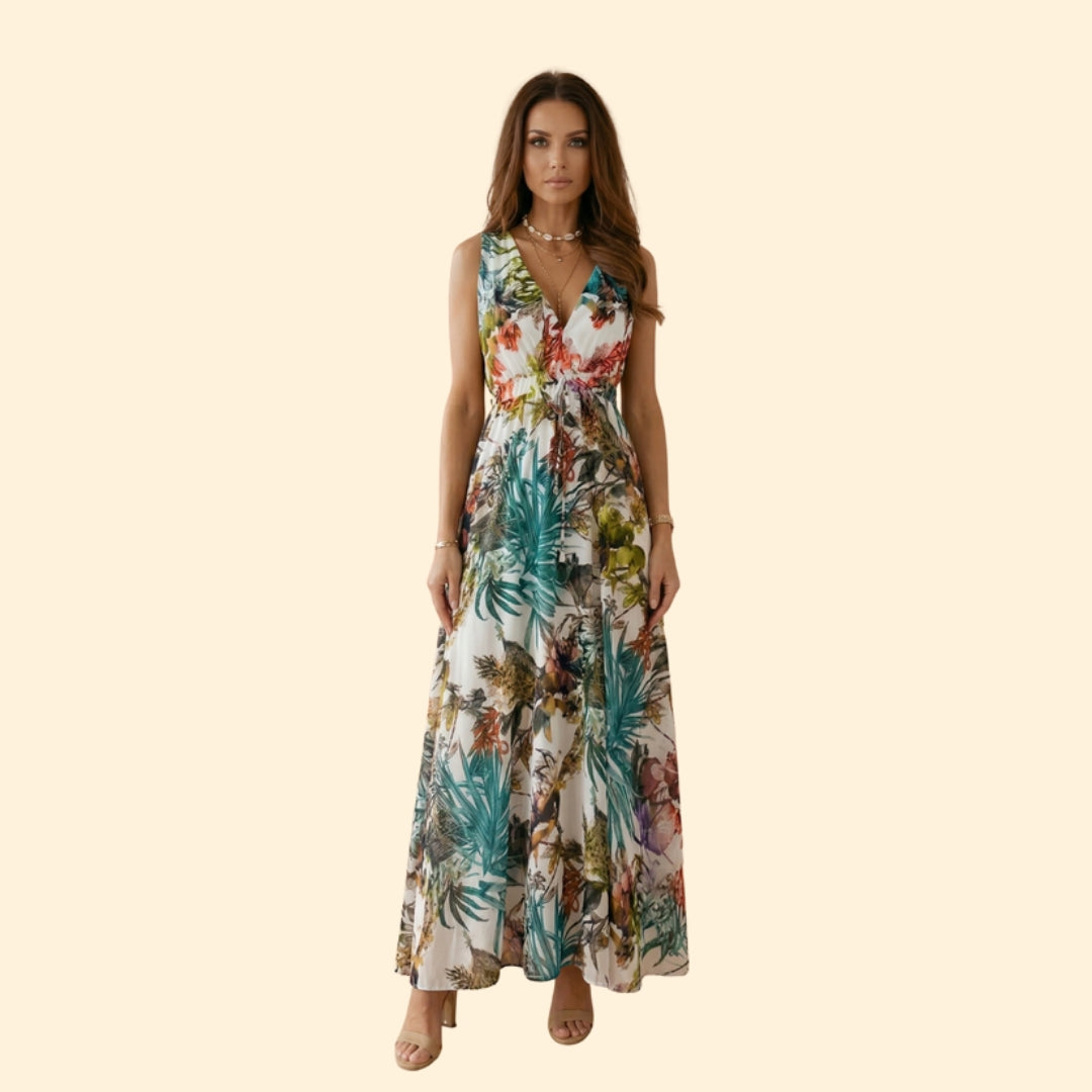 Women's Tropical Maxi Dress