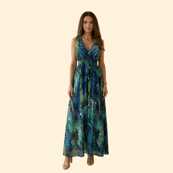 Women's Tropical Maxi Dress