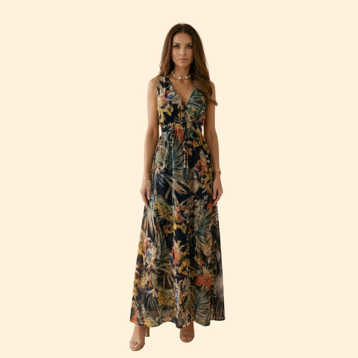 Women's Tropical Maxi Dress