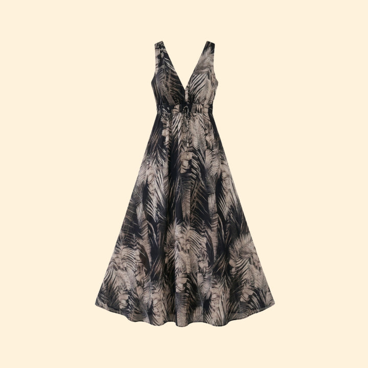 Women's Tropical Maxi Dress