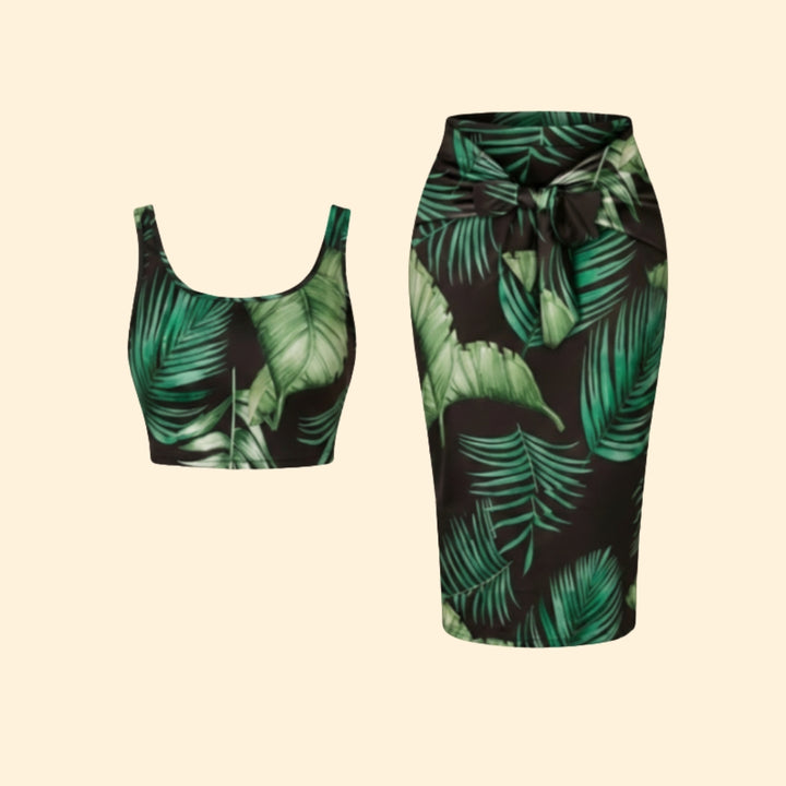 Women's Tropical Two-Piece Set