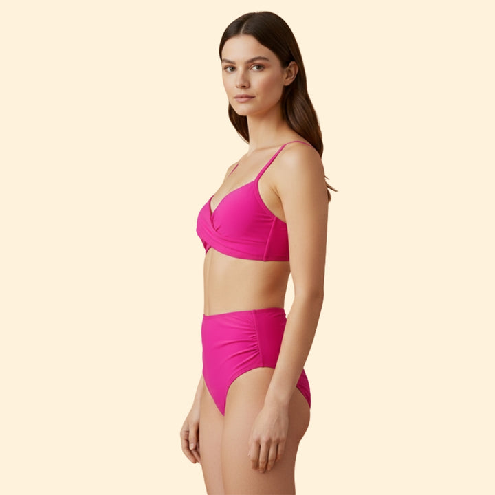 Women's Twist-Front Bikini Set