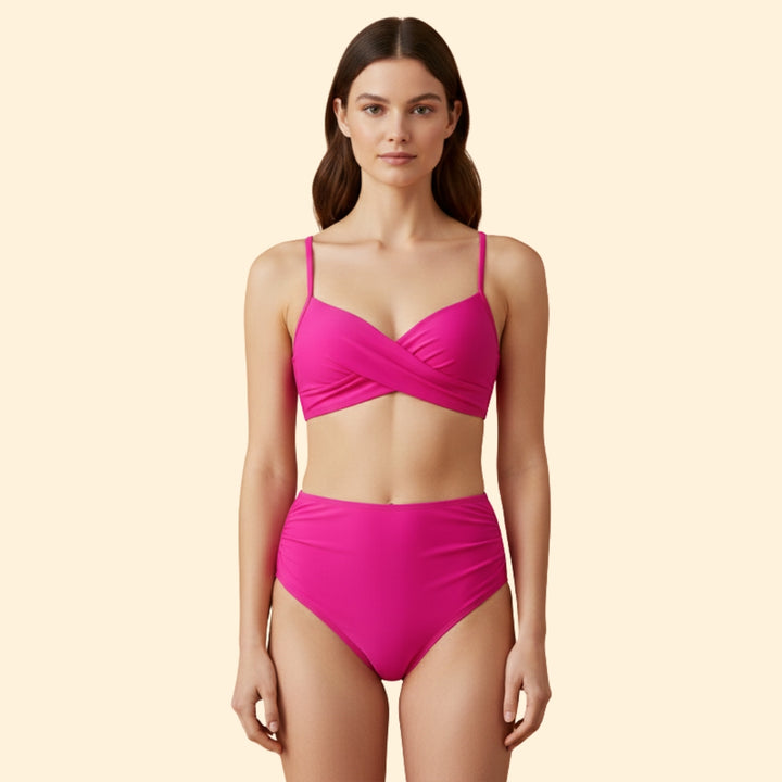 Women's Twist-Front Bikini Set