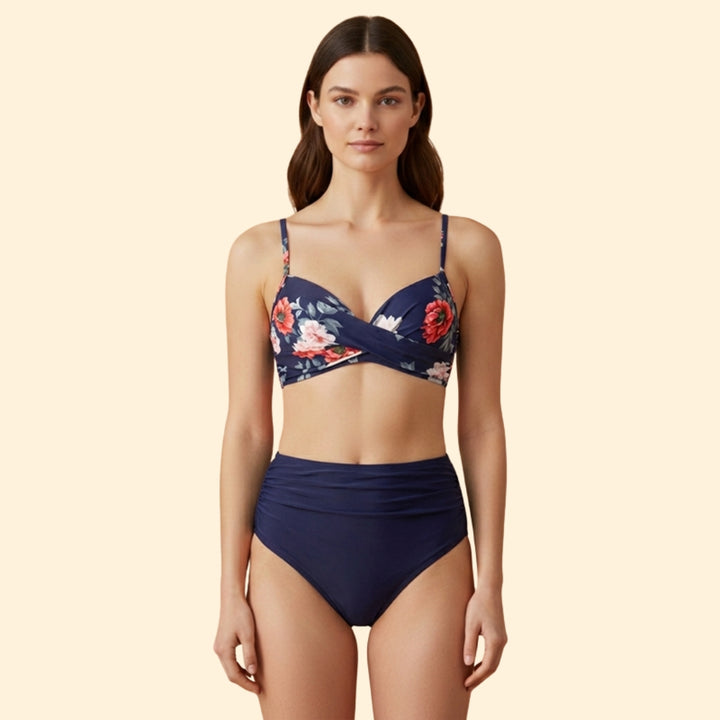 Women's Twist-Front Bikini Set
