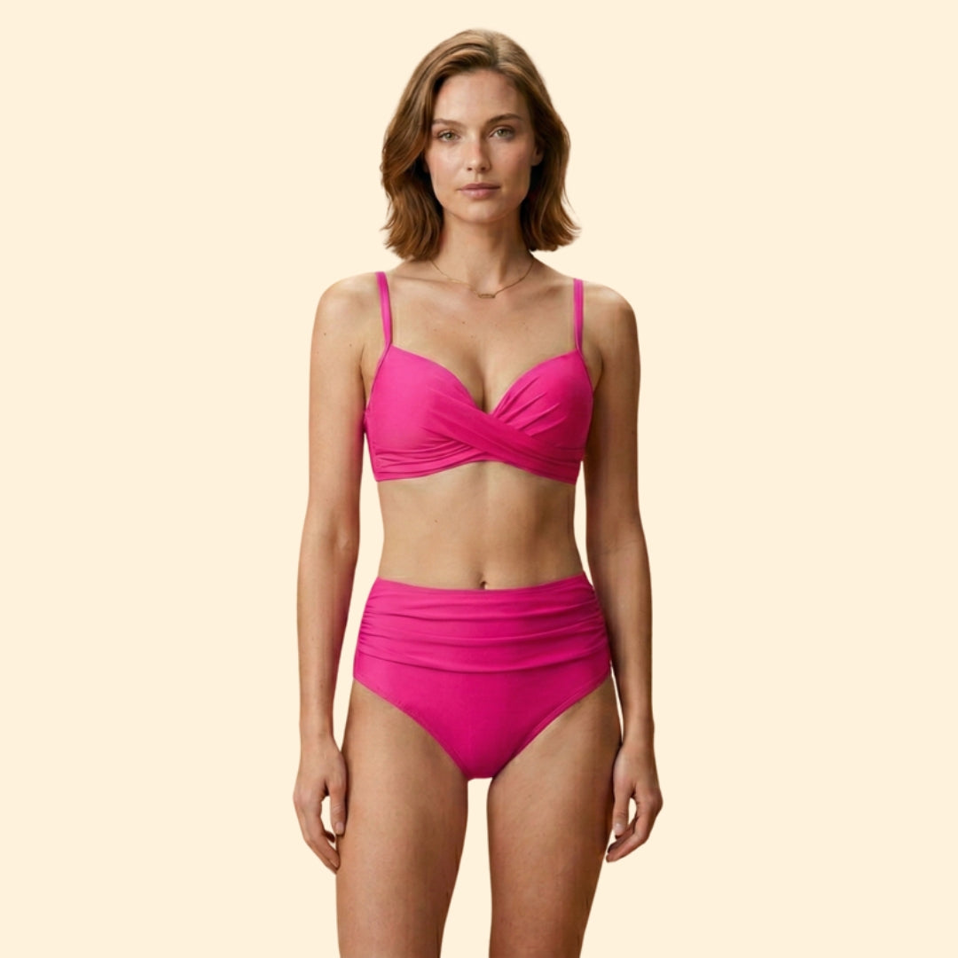 Women's Twist-Front Bikini Set