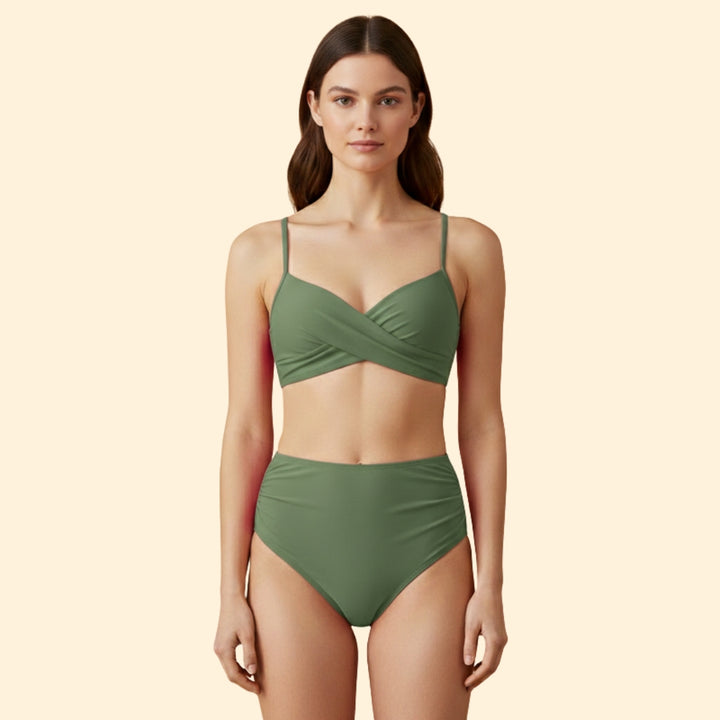 Women's Twist-Front Bikini Set