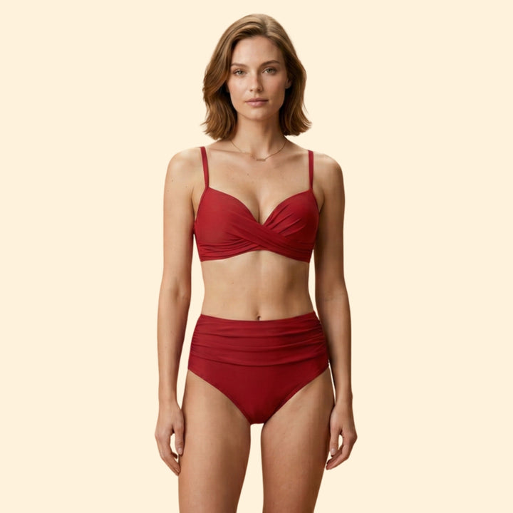 Women's Twist-Front Bikini Set