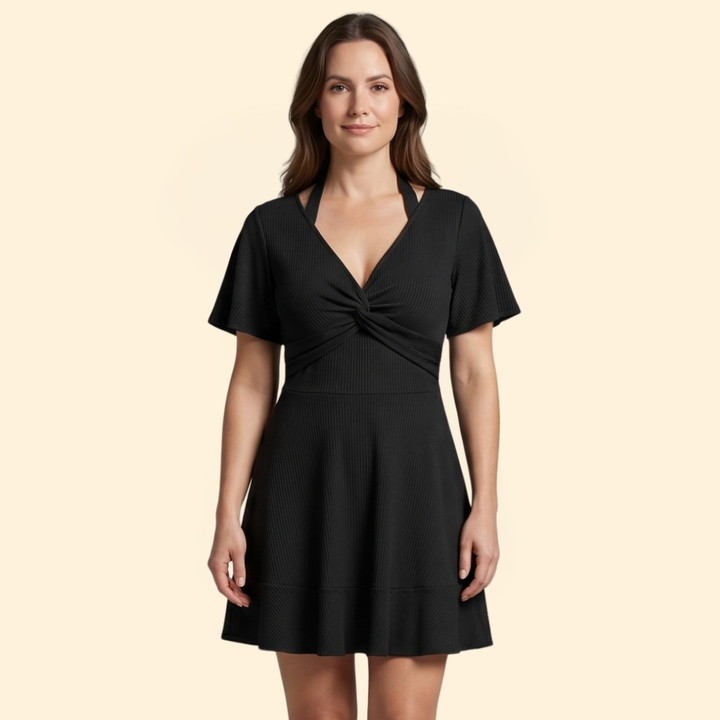 Women's Twist Front Mini Dress