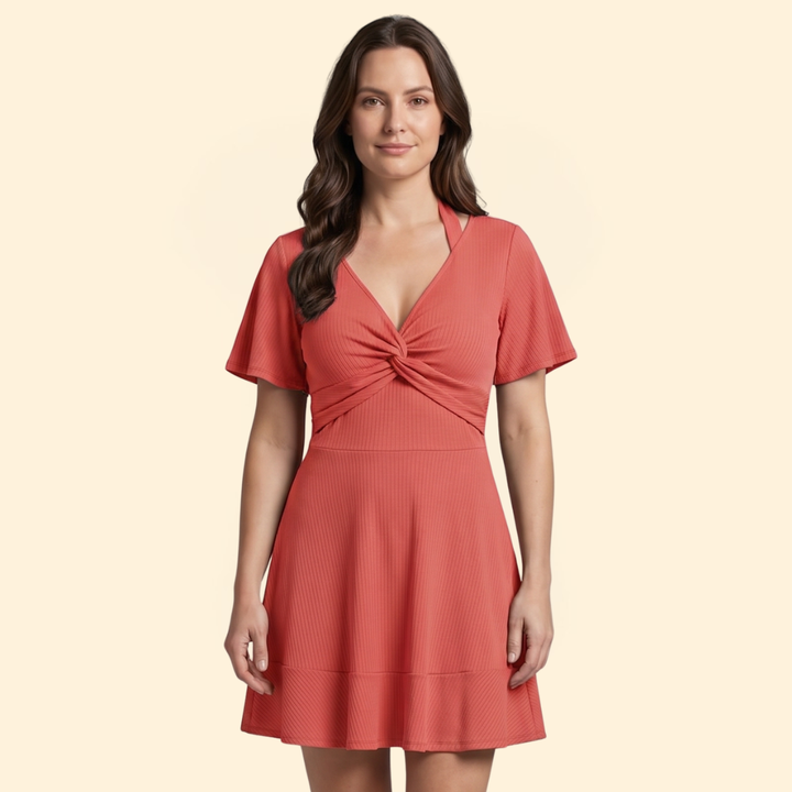 Women's Twist Front Mini Dress