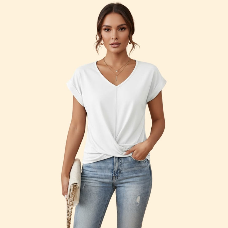 Women’s Twisted V-Tee