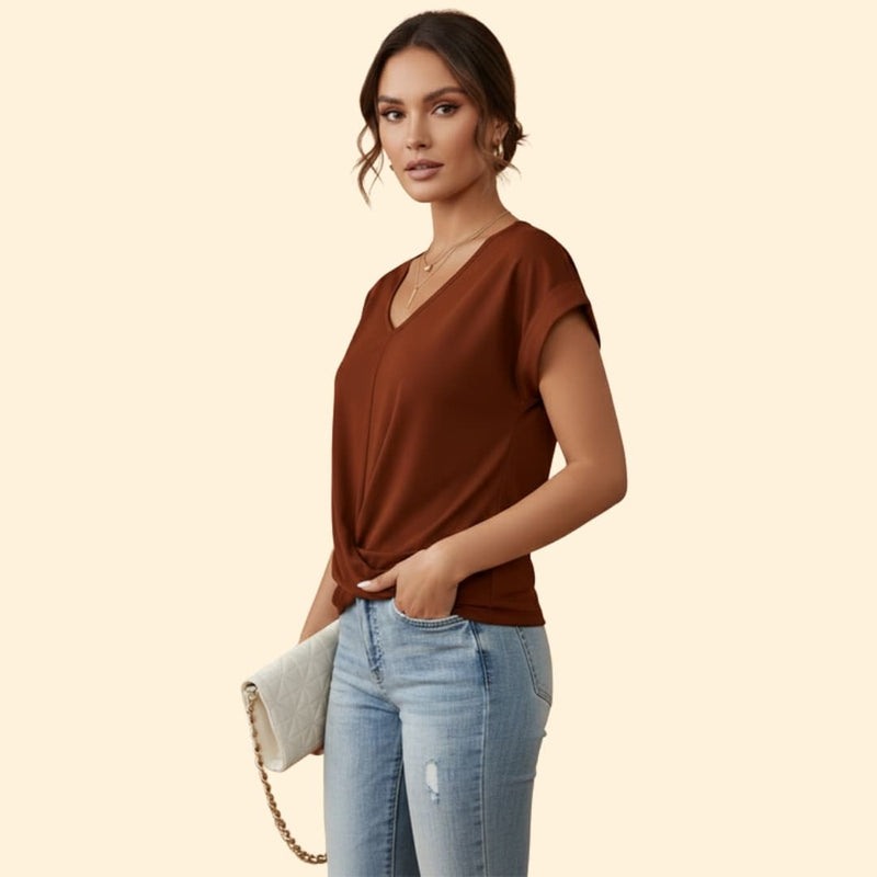 Women’s Twisted V-Tee