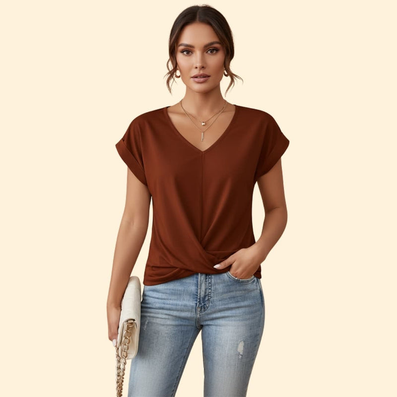 Women’s Twisted V-Tee