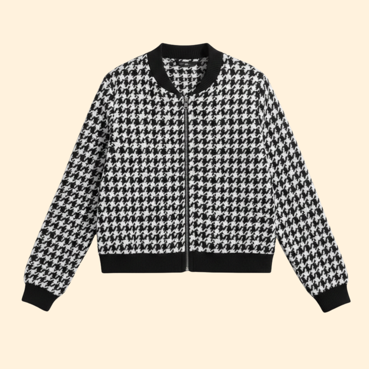 Women's Urban Check Bomber Jacket