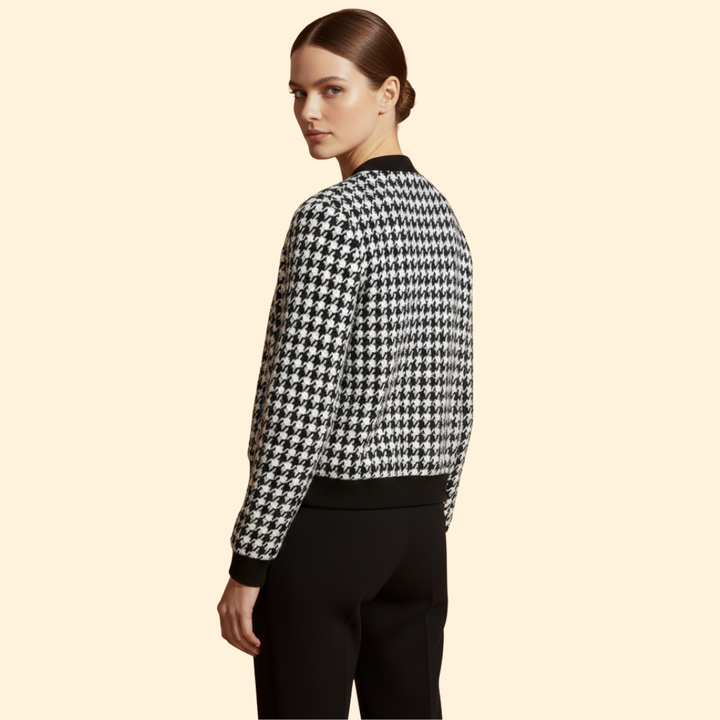 Women's Urban Check Bomber Jacket
