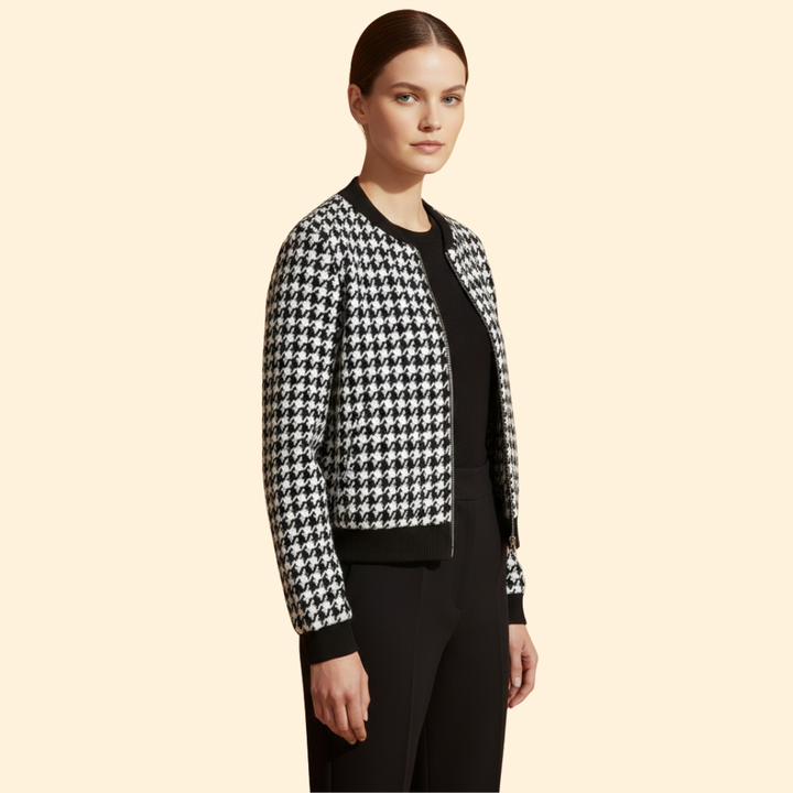 Women's Urban Check Bomber Jacket