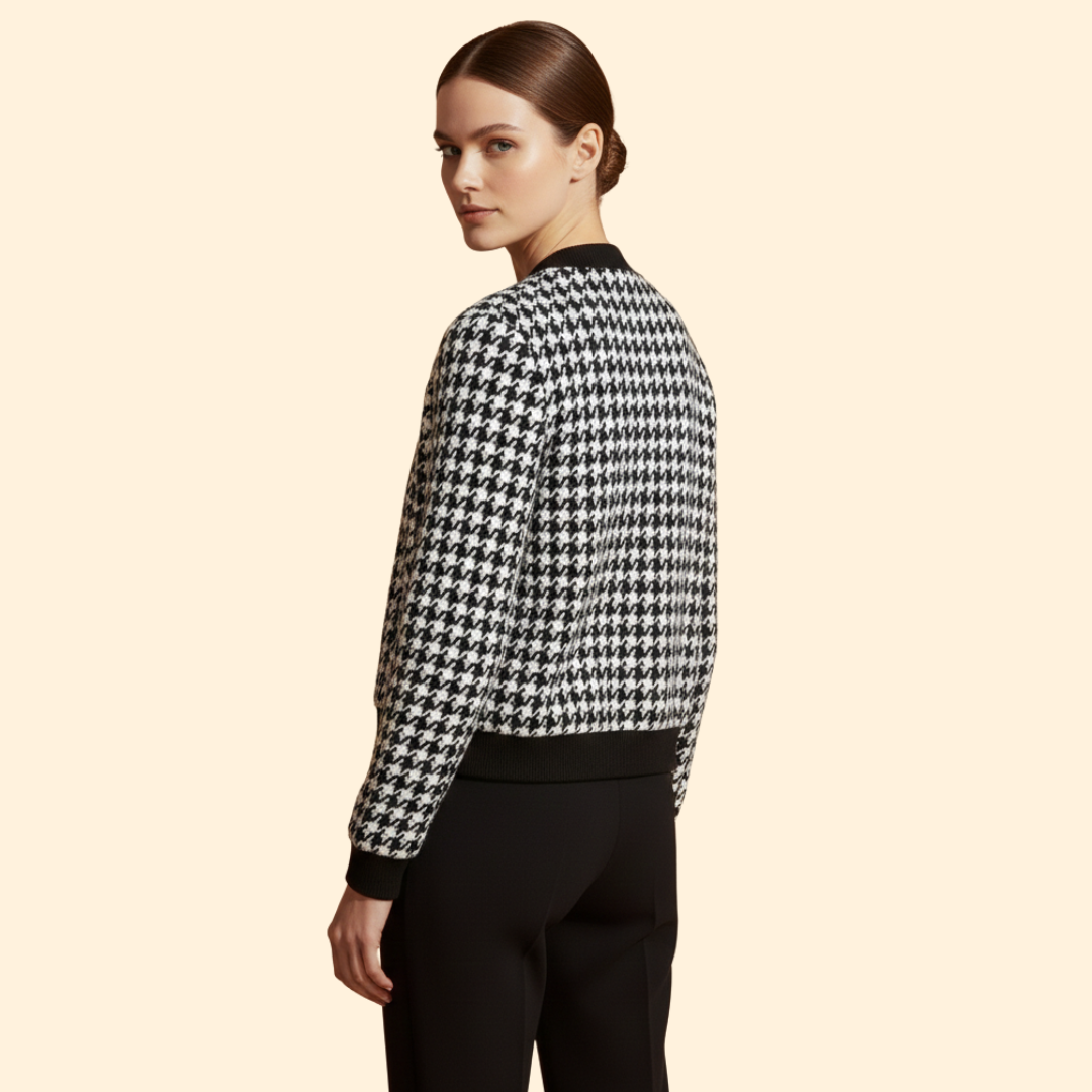 Women's Urban Check Bomber Jacket