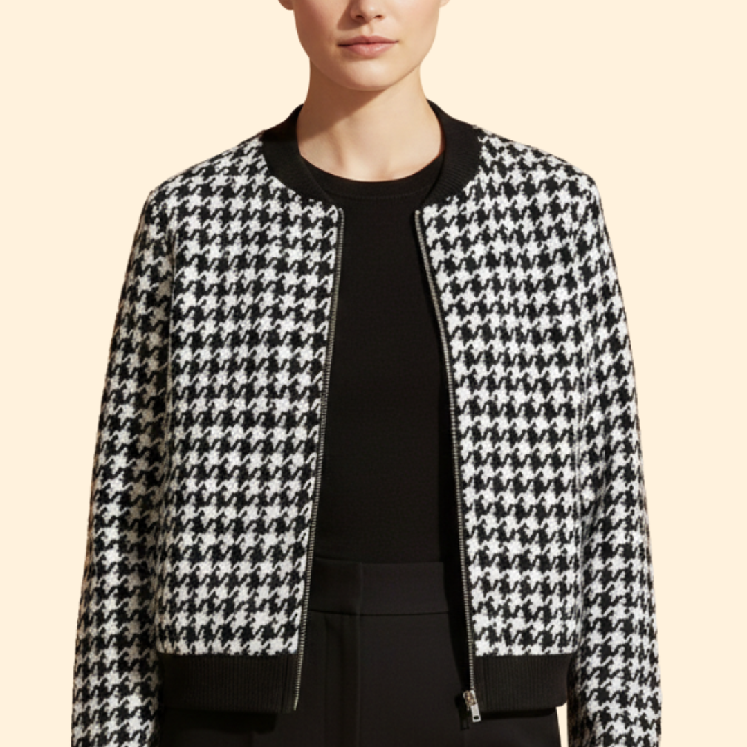 Women's Urban Check Bomber Jacket