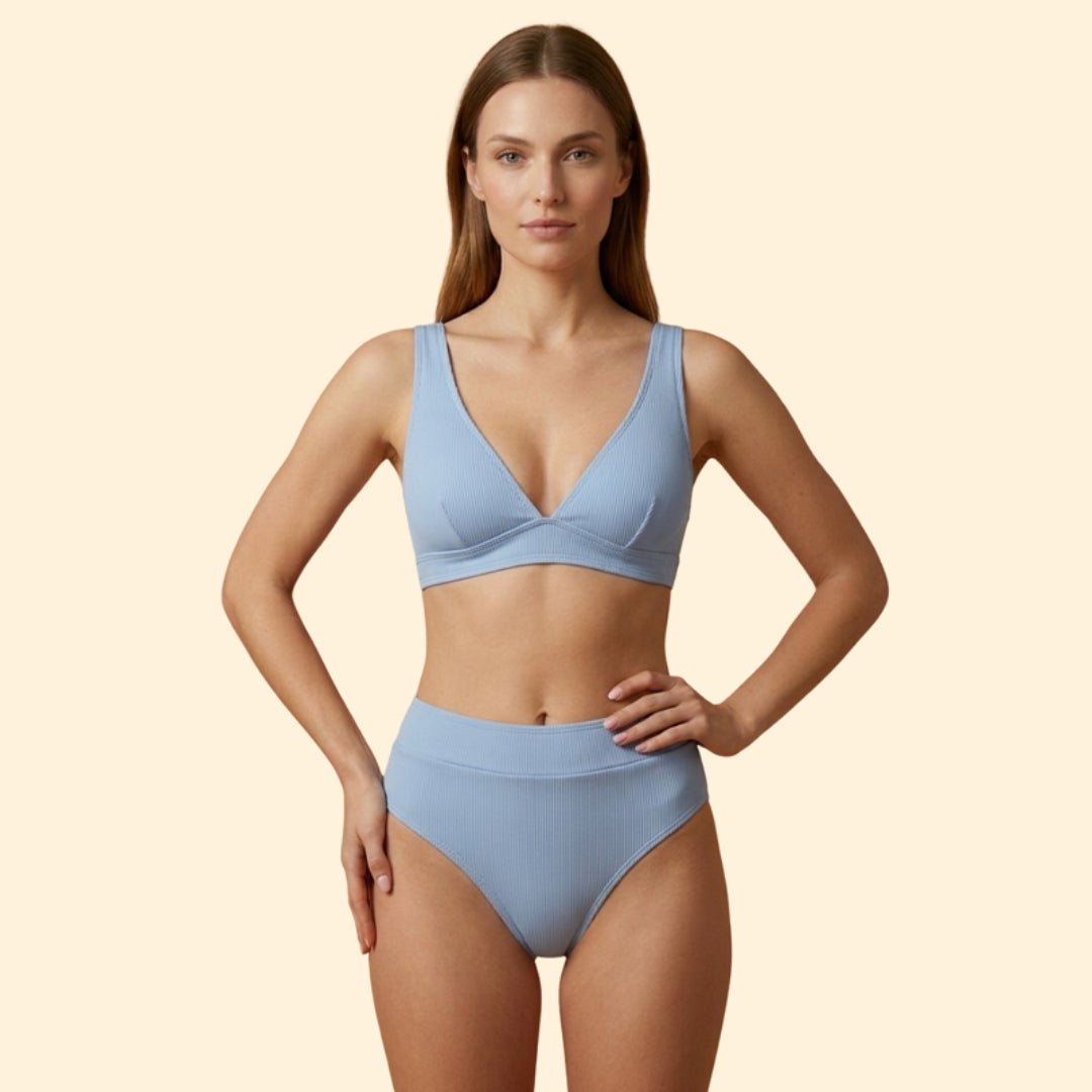 Women's V-Neck Bikini Set