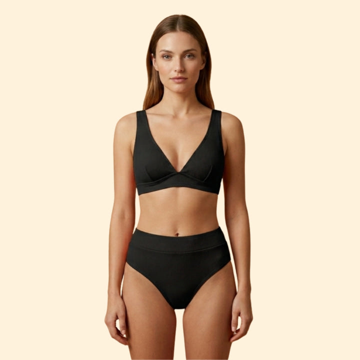 Women's V-Neck Bikini Set